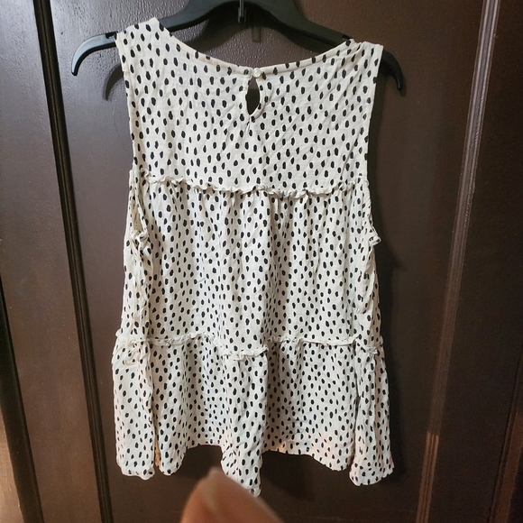 Style&Co Size L Color Cream and Blue - Picture 2 of 2